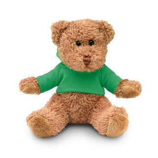 JOHNNY Teddybär mit Hoody  - GiftRetail MO7375
