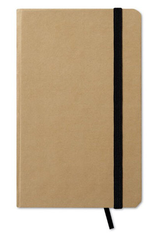 EVERNOTE Eco-Friendly A6 Notebook with Elastic Strap - GiftRetail MO7431