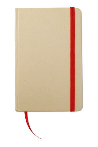 EVERNOTE Eco-Friendly A6 Notebook with Elastic Strap - GiftRetail MO7431