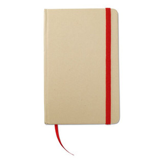 EVERNOTE Eco-Friendly A6 Notebook with Elastic Strap - GiftRetail MO7431
