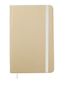 EVERNOTE Eco-Friendly A6 Notebook with Elastic Strap - GiftRetail MO7431