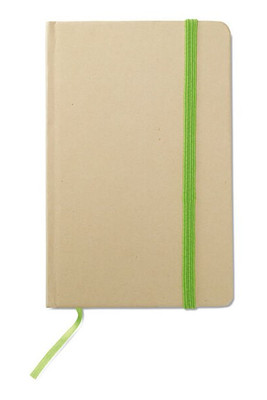 EVERNOTE Eco-Friendly A6 Notebook with Elastic Strap - GiftRetail MO7431
