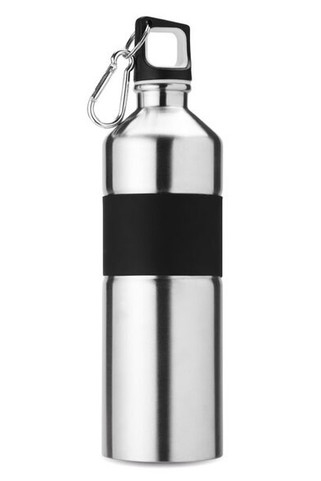 TENERE 750 ml Stainless Steel Bottle with Carabiner Hook - GiftRetail MO7490