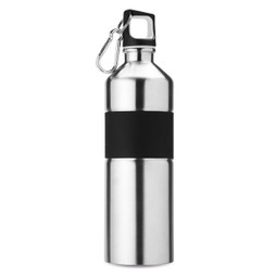 GiftRetail MO7490 - TENERE 750 ml Stainless Steel Bottle with Carabiner Hook