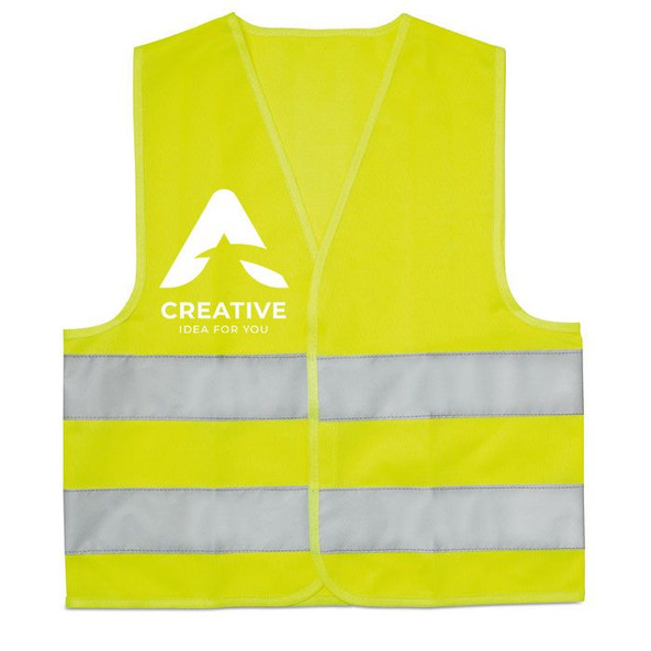 GiftRetail MO7602 - MINI VISIBLE High Visibility Safety Vest for Children with Reflective Bands