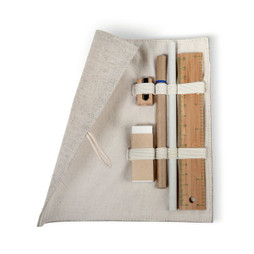 GiftRetail MO7755 - ECOSET Set in astuccio cotone e juta