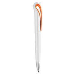 GiftRetail MO7793 - WHITESWAN ABS twist kuglpen