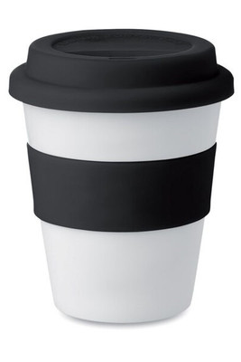 ASTORIA PP Elegantní Bílý Tumbler s Silikonovým Víčkem - GiftRetail MO8078