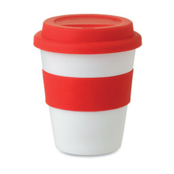 GiftRetail MO8078 - ASTORIA Gobelet PP, couvercle silicone