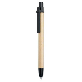 GiftRetail MO8089 - RECYTOUCH Eco-Friendly Recycled Carton Stylus Ballpoint Pen