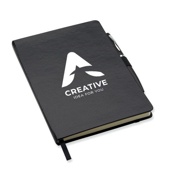 GiftRetail MO8108 - NOTAPLUS A5 notesbog med pen