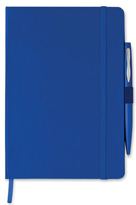 NOTAPLUS Elegantní A5 Zápisník s Peračníkem a Modrým Inkoustem - GiftRetail MO8108