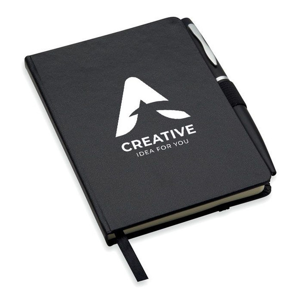GiftRetail MO8109 - NOTALUX Premium A6 Notebook with Pen and Elastic Closure