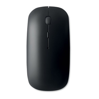 CURVY Ergonomic Shiny Wireless Optical Mouse - GiftRetail MO8117