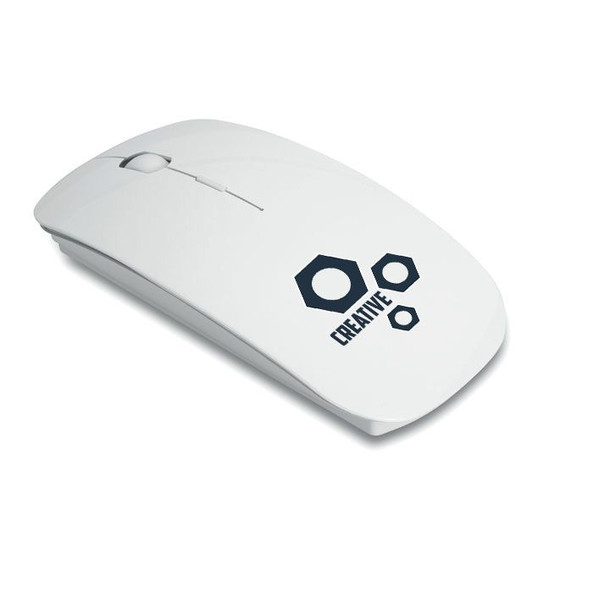 GiftRetail MO8117 - CURVY Mouse Óptico Sem Fio Curvo e Elegante