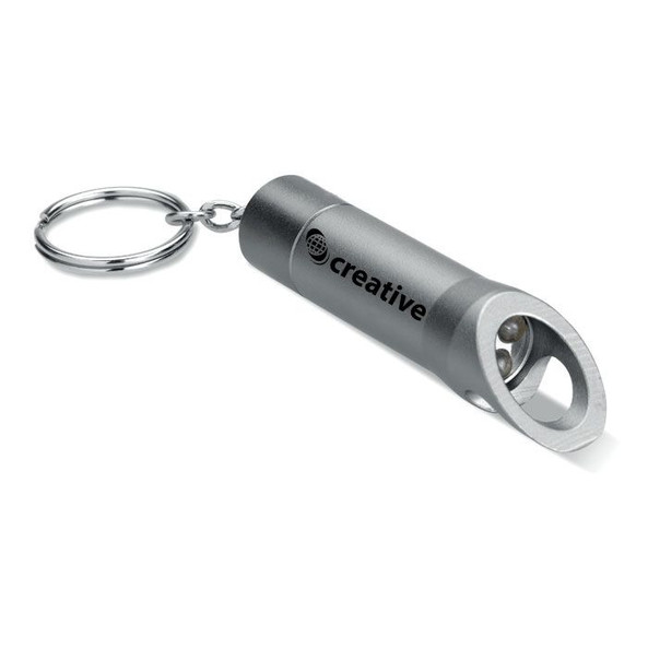 GiftRetail MO8142 - LITOP Multi-Function LED Torch Key Ring with Opener