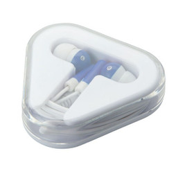 GiftRetail MO8149 - MUSIPLUG Compact Triangular Case Earphones with 120cm Cable
