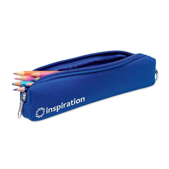 GiftRetail MO8176 - IRIS Trousse Stylo Pratique avec Mousqueton