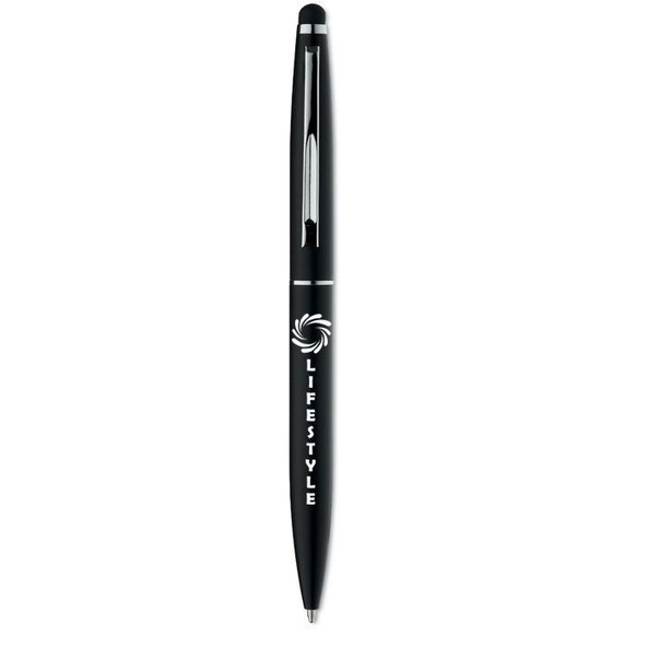 GiftRetail MO8211 - QUIM Elegant Twist Action Pen with Stylus and Blue Ink