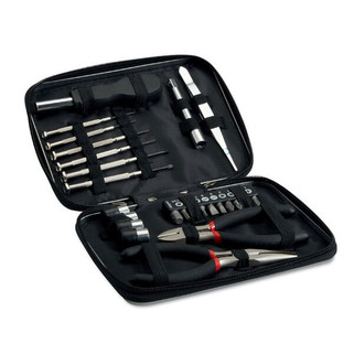 PAUL Comprehensive Portable DIY Tool Set in Aluminium Box - GiftRetail MO8241