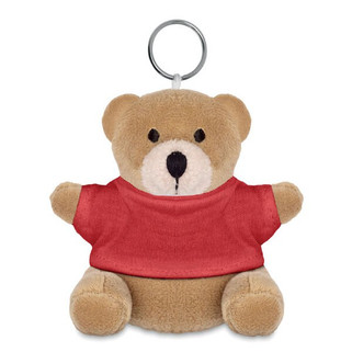NIL Adorable Teddy Bear Plush Key Ring with Cotton T-Shirt - GiftRetail MO8253