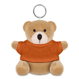 GiftRetail MO8253 - NIL Adorable Teddy Bear Plush Key Ring with Cotton T-Shirt
