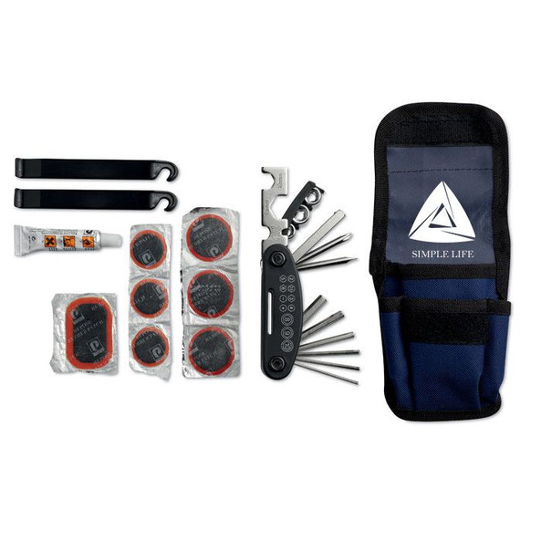 GiftRetail MO8281 - AMIR Complete Bike Repair Tool Kit with Pouch