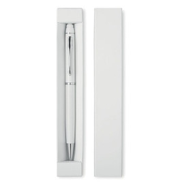 GiftRetail MO8476 - EDUAR Premium Aluminium Twist Stylus Pen with Paper Box