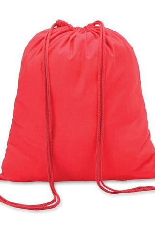 COLORED Eco-Friendly Cotton Drawstring Bag 100gr/m² 37x41CM - GiftRetail MO8484