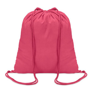 COLORED Eco-Friendly Cotton Drawstring Bag 100gr/m² 37x41CM - GiftRetail MO8484
