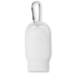 GiftRetail MO8512 - SUNCARE Zonbescherming Lotion met Handige Karabijnhaak