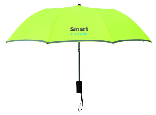 GiftRetail MO8584 - NEON Reflecterende 21 Inch Automatische Paraplu