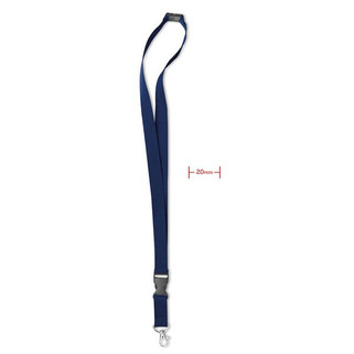 LANY Premium 20mm Lanyard with Metal Hook and Safety Features - GiftRetail MO8595