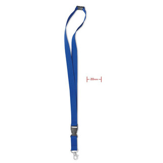 LANY Premium 20mm Lanyard with Metal Hook and Safety Features - GiftRetail MO8595