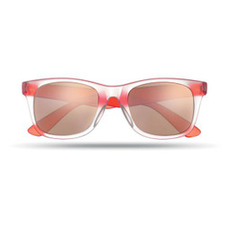 GiftRetail MO8652 - AMERICA TOUCH Stylish UV400 Mirrored Lens Sunglasses for Men & Women
