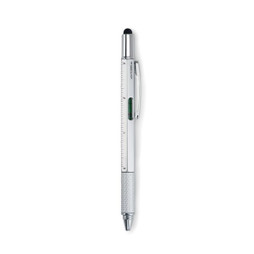 GiftRetail MO8679 - TOOLPEN Multifunctional Spirit Level Pen with Ruler and Screwdrivers