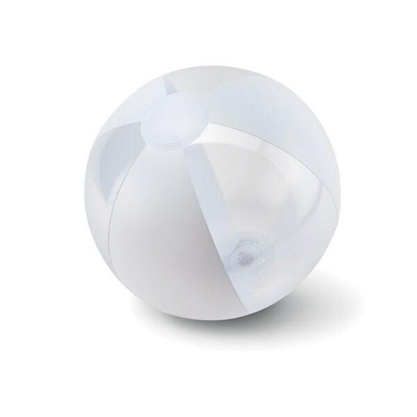 AQUATIME Transparent & Solid Inflatable Beach Ball - GiftRetail MO8701