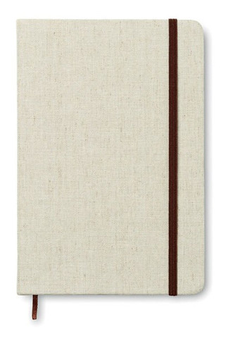 CANVAS Premium A5 Canvas Hardcover Notebook with Strap - GiftRetail MO8712