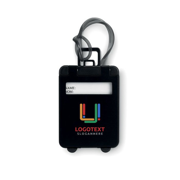 GiftRetail MO8718 - TRAVELLER Durable Plastic Luggage Tags for Travelers