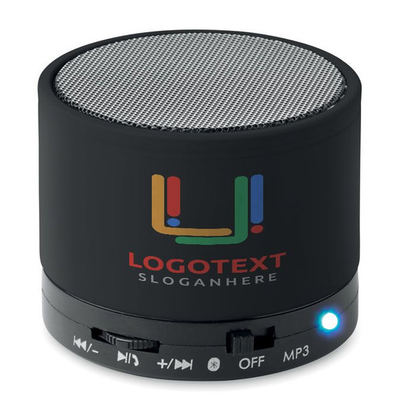 GiftRetail MO8726 - ROUND BASS Round wireless speaker