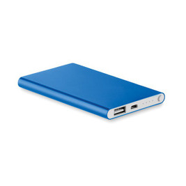 GiftRetail MO8735 - POWERFLAT Ultra Slim 4000 mAh Aluminum USB Power Bank