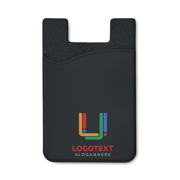 GiftRetail MO8736 - SILICARD Adhesive Silicone Card Holder for Smartphones