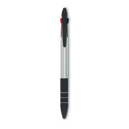 GiftRetail MO8812 - MULTIPEN 3-farvet kuglepen med stylus