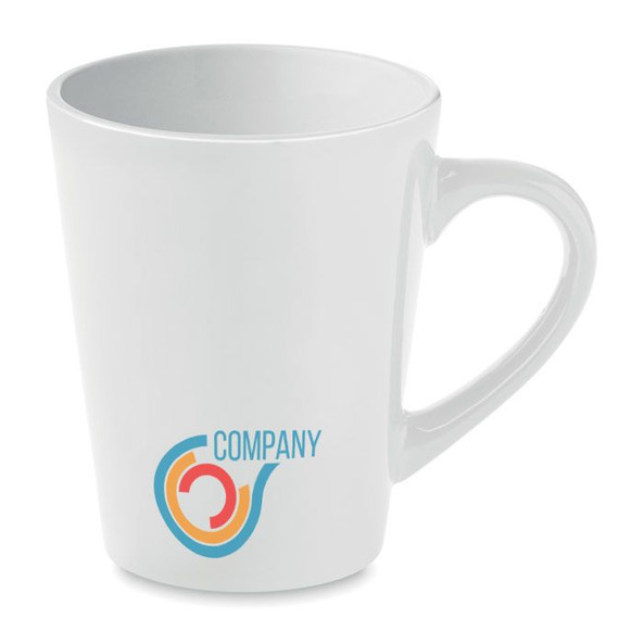 GiftRetail MO8831 - TAZA Durable Ceramic Coffee Mug 180ml with Safe Transfer