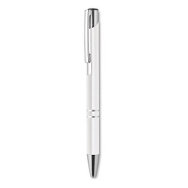 GiftRetail MO8893 - BERN Elegant Aluminium Push Button Pen with Blue Ink