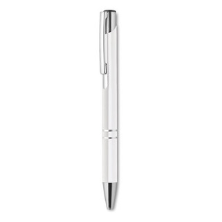 BERN Elegant Aluminium Push Button Pen with Blue Ink - GiftRetail MO8893