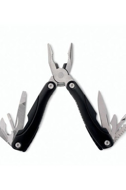 GiftRetail MO8914 - ALOQUIN Stainless Steel 9-in-1 Foldable Multi-Tool Knife