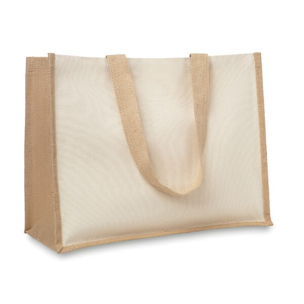 CAMPO DE FIORI Eco-Friendly Reusable Jute Cloth Shopping Bag - GiftRetail MO8967