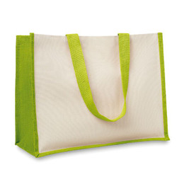 GiftRetail MO8967 - CAMPO DE FIORI Eco-Friendly Reusable Jute Cloth Shopping Bag