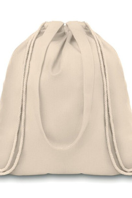 MOIRA Eco-Friendly Canvas Tote with Drawstring Closure - GiftRetail MO9040